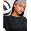 imageCRZ YOGA Womens Pima Cotton Workout Crop Tops Short Sleeve Yoga Shirts Casual Athletic Running TShirtsTie Dye Smoke Ink