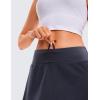 imageCRZ YOGA Womens Quick Dry Pleated Tennis Skirts Mid Waisted Cute Athletic Workout Running Sports Golf Skorts VolleyballNavy