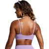 imageCRZ YOGA Womens Scoop Neck Bikini Tops DDD Adjustable Spaghetti Straps Bathing Suit Padded Swimsuit Sports BraElfin Purple