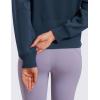 imageCRZ YOGA Womens SoftAura Full Zip Up Hoodie Workout Casual Hooded Sweatshirt Long Sleeve Athletic JacketInk Blue