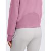 imageCRZ YOGA Womens SoftAura Full Zip Up Hoodie Workout Casual Hooded Sweatshirt Long Sleeve Athletic JacketVelvet Dust