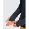 imageCRZ YOGA Workout Long Sleeve Shirt for Women Hoodie Pullover Athletic Hooded Sweatshirts Sports Gym Tops with ThumbholeTrue Navy