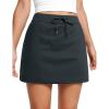 imageCRZ YOGA 4Way Stretch Skirts for Women High Waisted Work Casual Golf Tennis Skirt Skorts with 5 PocketsMelanite