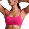 imageCRZ YOGA Butterbreeze Scoop Neck Sports Bras for Women  Spaghetti Straps Wireless Workout Padded Gym Cami TopGranita Pink