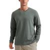 imageCRZ YOGA Cloud Jersey Mens Long Sleeve Shirts Breathable Casual Workout Crewneck TShirts Soft Basic TopsGrey Sage