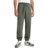 imageCRZ YOGA Cotton Fleece Sweatpants for Men 32quot Loosed Fit Lounge Casual Elastic Bottom Sweat Pants with Zipper PocketsLight Army Green