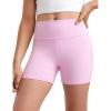 imageCRZ YOGA Girls Butterluxe Athletic Biker Shorts  Kids Teen High Waist Lounge Active Dance Yoga Running Buttery SoftVita Pink