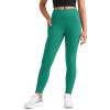 imageCRZ YOGA Girls Butterluxe Athletic Leggings with Pockets  High Waist Lounge Kids Teen Pants Yoga Active Dance Running TightsCascadia Green
