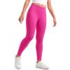 imageCRZ YOGA Girls Butterluxe Full Length Athletic Leggings  Kids High Waist Lounge Pants Active Dance Running Yoga TightsHibiscus Purple