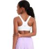imageCRZ YOGA Girls Butterluxe Sports Bras  Scoop Neck Racerback Training Yoga Crop Top for Teens Kids DanceWhite