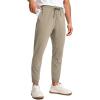 imageCRZ YOGA Mens 4Way Stretch Comfy Athletic Pants  28quot Track Hiking Golf Gym Workout JoggersKhali Barley