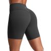 imageCRZ YOGA Secretsculpt Womens Butterlift High Waist Scrunch Butt Biker Shorts 6 Inches  No Front Seam Workout Gym BootyMysterious Grey