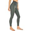 imageCRZ YOGA Women Naked Feeling Yoga Pants 25 Inches  78 High Waisted Workout LeggingsGrey Sage