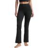 imageCRZ YOGA Womens Butterluxe High Waist Flare Pants 29quot  305quot  32quot  335quot  Yoga Bootcut Wide Leg with Pocket LoungeBlack