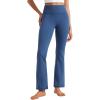 imageCRZ YOGA Womens Butterluxe High Waist Flare Pants 29quot  305quot  32quot  335quot  Yoga Bootcut Wide Leg with Pocket LoungePitch Blue