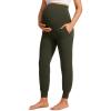 imageCRZ YOGA Womens Butterluxe Maternity Joggers with Pockets 27quot  Workout Activewear Yoga Pregnancy Pants Buttery SoftOlive Green