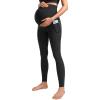 imageCRZ YOGA Womens Butterluxe Maternity Leggings with Pockets Over The Belly 28quot  Soft Workout Active Yoga Pregnancy PantsBlack