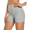 imageCRZ YOGA Womens Naked Feeling Biker Shorts  4 Inches High Waist Yoga Workout Running Gym SpandexSterling