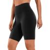 imageCRZ YOGA Womens Naked Feeling Biker Shorts  8 Inches High Waisted Yoga Workout Gym Running SpandexBlack