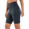 imageCRZ YOGA Womens Naked Feeling Biker Shorts  8 Inches High Waisted Yoga Workout Gym Running SpandexMelanite