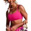 imageCRZ YOGA Womens Scoop Neck Bikini Tops DDD Adjustable Spaghetti Straps Bathing Suit Padded Swimsuit Sports BraGranita Pink
