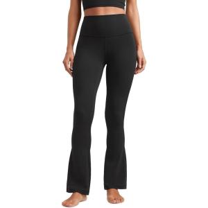 imageCRZ YOGA Butterluxe High Waist Mini Flared Leggings for Women 30quot315quot33  Bootcut Yoga Pants with Pocket Casual LoungeBlack