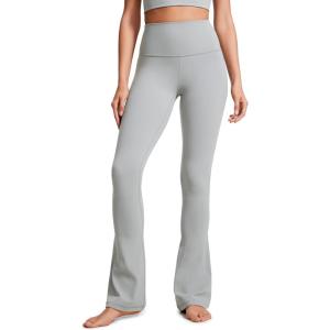 imageCRZ YOGA Butterluxe High Waist Mini Flared Leggings for Women 30quot315quot33  Bootcut Yoga Pants with Pocket Casual LoungeSterling