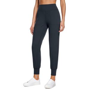 imageCRZ YOGA Butterluxe High Waisted Joggers for Women 27quot  Buttery Soft Yoga Lounge Workout Leggings Pants with PocketsTrue Navy
