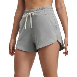 imageCRZ YOGA Cloud Jersey Sweat Shorts Women 3 High Waisted Dolphin for Casual Athletic Lounge with PocketsSterling