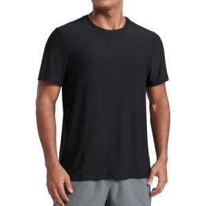 imageCRZ YOGA Cloudweight Mens Workout Comfy TShirts Lightweight Moisture Wicking Athletic Casual Short Sleeve Crew Neck ShirtBlack