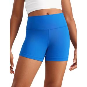 imageCRZ YOGA Girls Butterluxe Athletic Biker Shorts  Kids Teen High Waist Lounge Active Dance Yoga Running Buttery SoftSparkle Blue