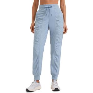 imageCRZ YOGA Lightweight Workout Joggers for Women 26quot285quot High Waisted Outdoor Running Casual Track Pants with PocketsCambric Blue