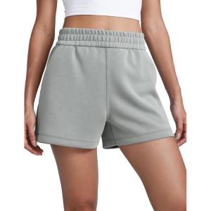 imageCRZ YOGA SoftAura Sweat Shorts Women Casual 4 High Waisted Modal for Lounge Athletic with Pockets DrawstringSterling