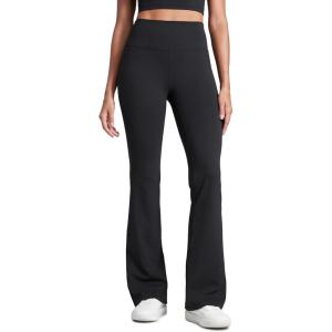 imageCRZ YOGA Women Butterbreeze High Waist Flare Pants 32  Casual Yoga Dress Bootcut Wide LegBlack