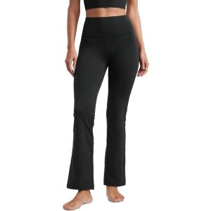imageCRZ YOGA Womens Butterluxe High Waist Flare Pants 29quot  305quot  32quot  335quot  Yoga Bootcut Wide Leg with Pocket LoungeBlack