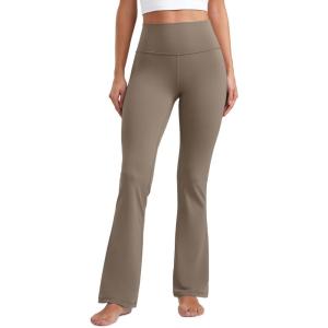 imageCRZ YOGA Womens Butterluxe High Waist Flare Pants 29quot  305quot  32quot  335quot  Yoga Bootcut Wide Leg with Pocket LoungeNomad Grey