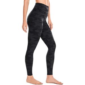 imageCRZ YOGA Womens Naked Feeling I Workout Leggings 28 Inches  High Waisted FullLength Yoga PantsDark Grey Camouflage