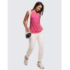imageCRZ YOGA Halter High Neck Workout Tops for Women Flowy Cami Sleeveless Tank Athletic Yoga ShirtsSonic Pink
