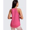 imageCRZ YOGA Halter High Neck Workout Tops for Women Flowy Cami Sleeveless Tank Athletic Yoga ShirtsSonic Pink