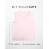imageCRZ YOGA Butterluxe Soft Double Lined Casual Tops for Women High Neck Yoga Sleeveless Shirts Basic Going Out Workout TanksStrawberry Pink