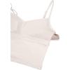 imageCRZ YOGA Butterluxe Womens Sweetheart Longline Sports Bra  Adjustable Thin Strap Workout Tank Tops Yoga Padded CamisoleMilky White Bone
