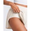 imageCRZ YOGA ButterluxeLight High Waisted Dolphin Shorts for Women 25quot Soft Split for Casual Lounge Athletic Yoga with LinerMilky White Bone