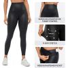 imageCRZ YOGA Super High Waisted Butterluxe Yoga Pants 25 Inches  Buttery Soft Workout Leggings for Women Over BellyFaux Leather Black