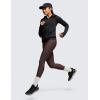 imageCRZ YOGA Thermal Fleece Lined Leggings Women 28  Winter Warm High Waisted Hiking Pants with Pockets Workout Running TightsHot Fudge Brown