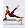 imageCRZ YOGA Womens Butterlift High Waisted Capris Leggings 23quot  Workout Pilates Crop Gym Athletic Yoga PantsRed Merlot