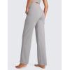 imageCRZ YOGA Womens Butterluxe High Waist Wide Leg Pants with Pockets 31quot  Buttery Soft Comfy Casual Yoga LoungeGull Gray