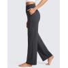 imageCRZ YOGA Womens Butterluxe High Waist Wide Leg Pants with Pockets 31quot  Buttery Soft Comfy Casual Yoga LoungeMysterious Grey