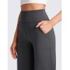 imageCRZ YOGA Womens Butterluxe High Waist Wide Leg Pants with Pockets 31quot  Buttery Soft Comfy Casual Yoga LoungeMysterious Grey