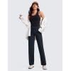 imageCRZ YOGA Womens Butterluxe High Waist Wide Leg Pants with Pockets 31quot  Buttery Soft Comfy Casual Yoga LoungeTrue Navy