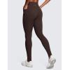imageCRZ YOGA Womens Butterluxe High Waisted Workout Leggings 31 Inches  Athletic Gym Yoga Pants with Pockets Buttery SoftHot Fudge Brown